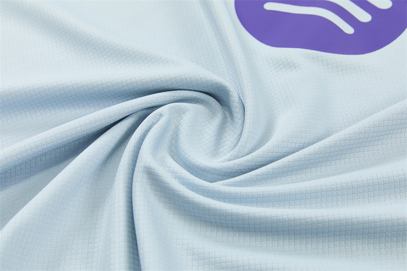 26/27 Barcelona Light Grey Short Sleeve Tracksuits