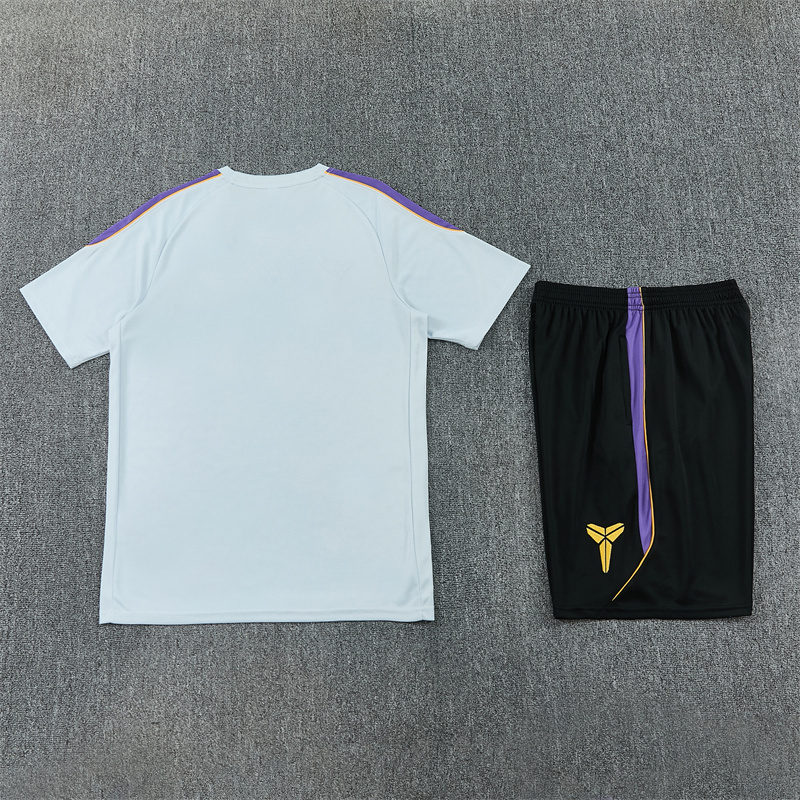 26/27 Barcelona Light Grey Short Sleeve Tracksuits