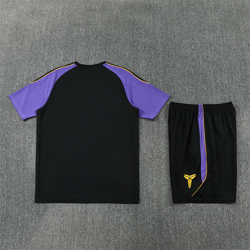 26/27 Barcelona Black Short Sleeve Tracksuits