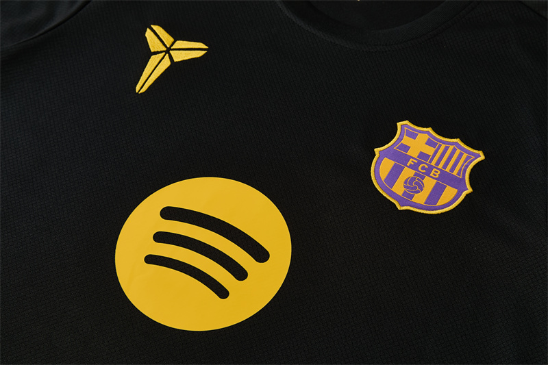 26/27 Barcelona Black Short Sleeve Tracksuits