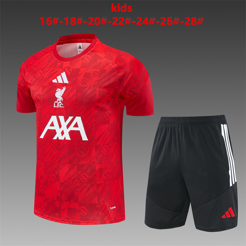 26/27 Liverpool Red Short Sleeve Tracksuits