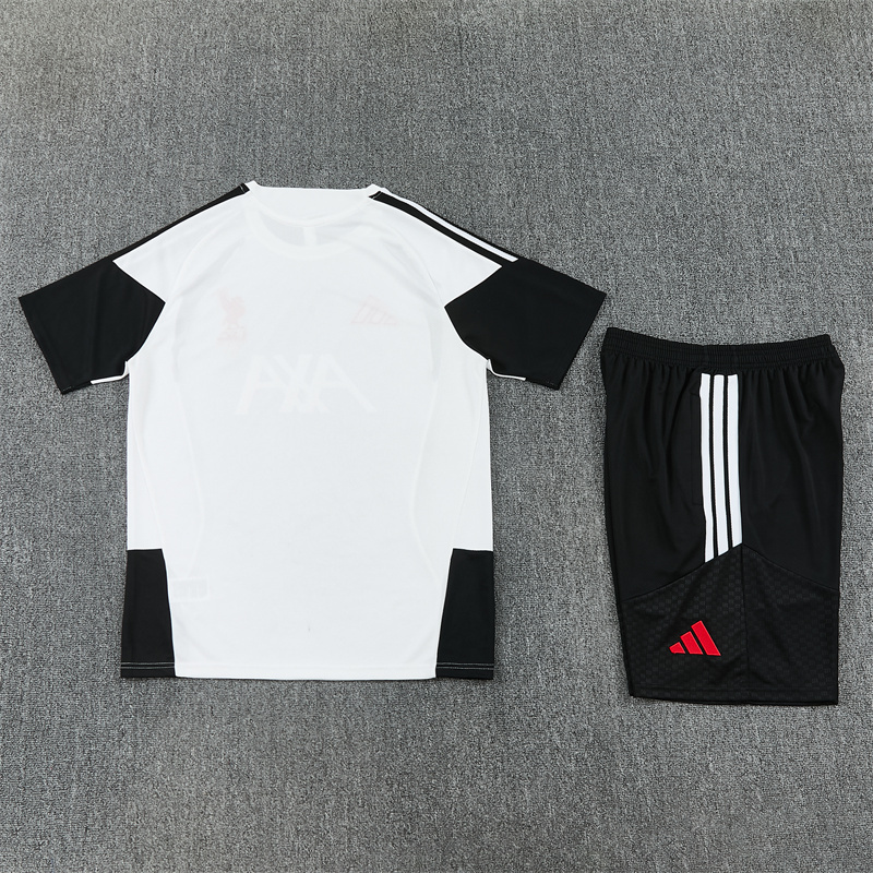 26/27 Liverpool White Short Sleeve Tracksuits