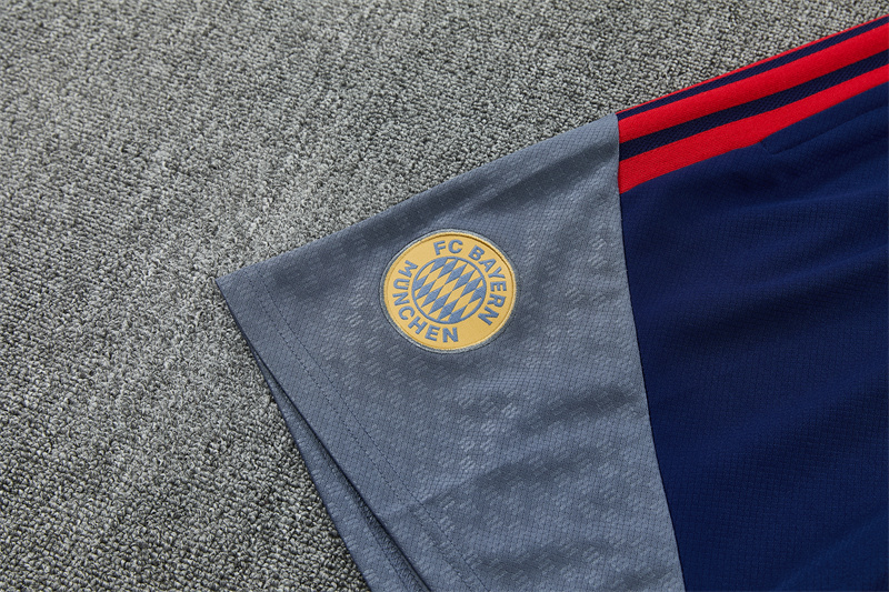 26/27 Bayern Munich Dark Grey Short Sleeve Tracksuits