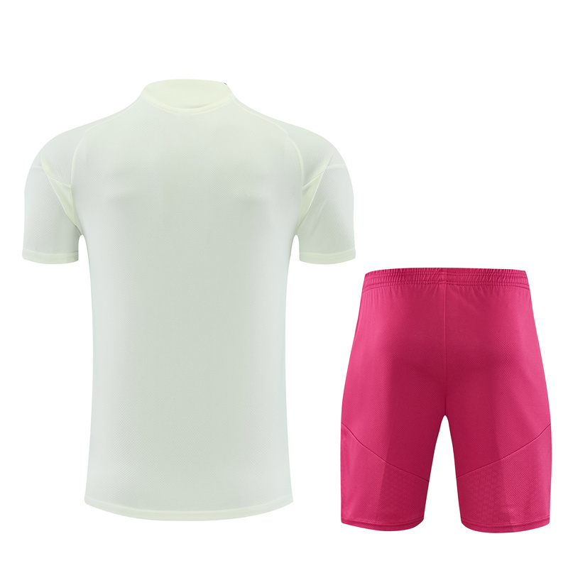 26/27 Real Madrid Beige Short Sleeve Tracksuits