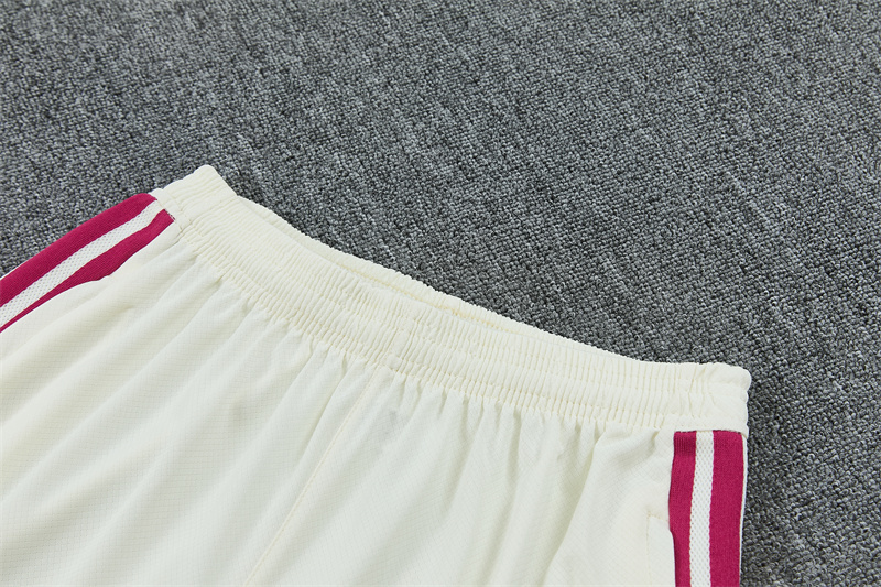 26/27 Real Madrid Beige Short Sleeve Tracksuits