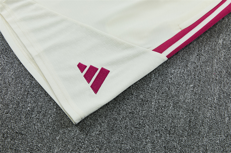 26/27 Real Madrid Beige Short Sleeve Tracksuits
