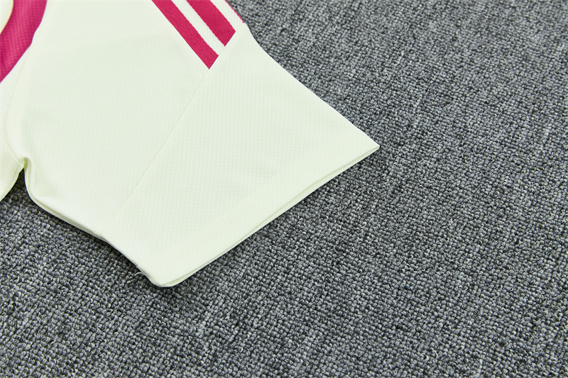 26/27 Real Madrid Beige Short Sleeve Tracksuits