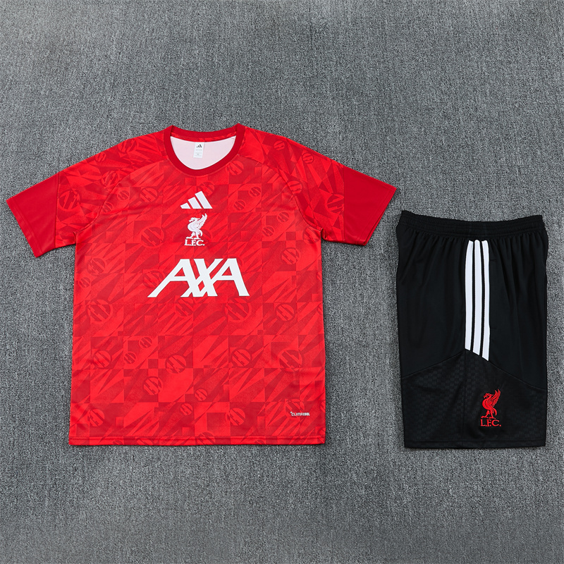 26/27 Liverpool Red Short Sleeve Tracksuits