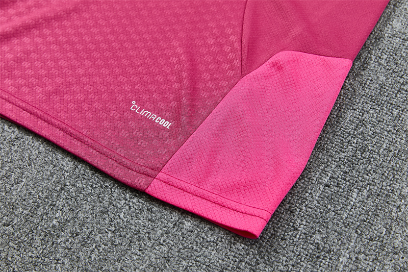 26/27 Real Madrid Rose Pink Short Sleeve Tracksuits