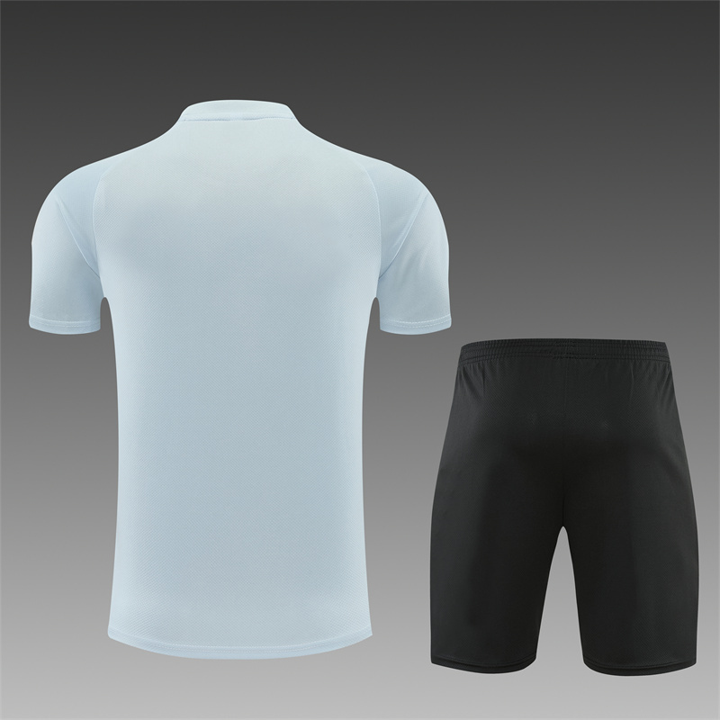 26/27 Barcelona Light Grey Short Sleeve Tracksuits