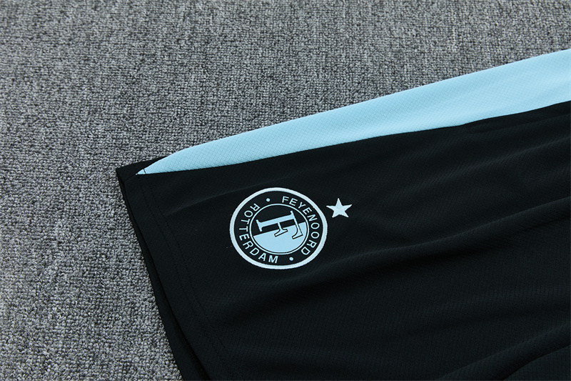 26/27 Feyenoord Black Short Sleeve Tracksuits