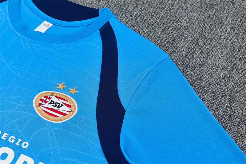 26/27 PSV Eindhoven Light Blue Short Sleeve Tracksuits
