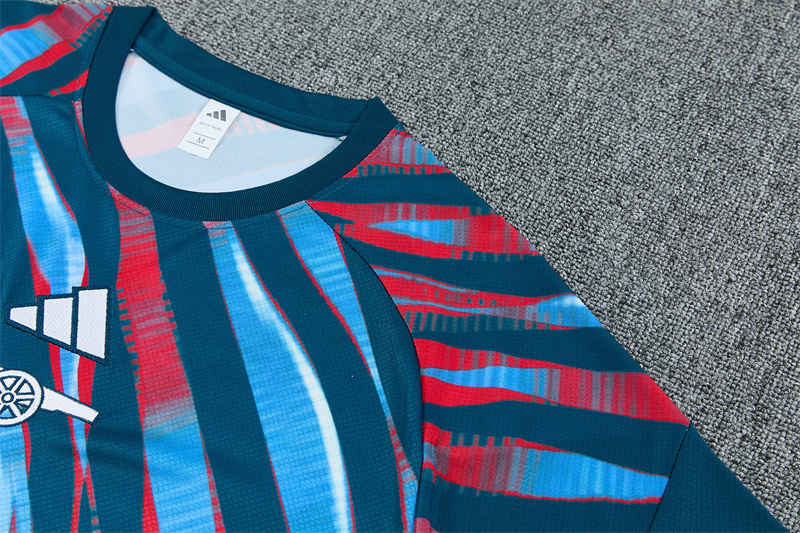 26/27 Arsenal Red and Blue Short Sleeve Tracksuits