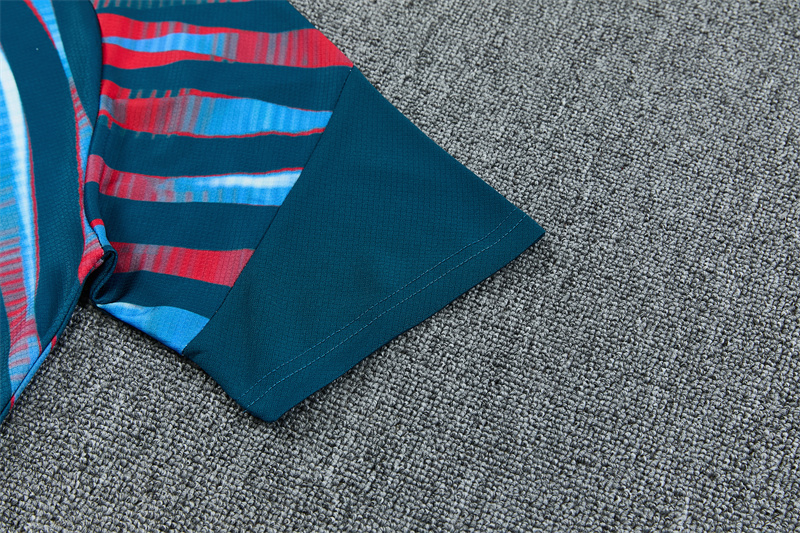 26/27 Arsenal Red and Blue Short Sleeve Tracksuits