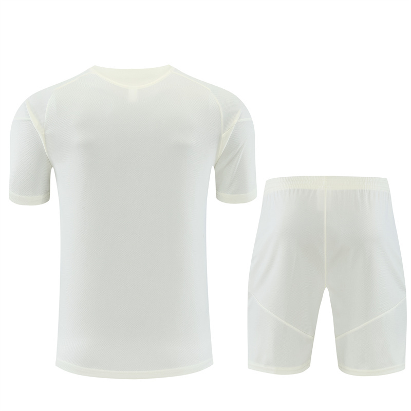 26/27 Real Madrid Beige Short Sleeve Tracksuits