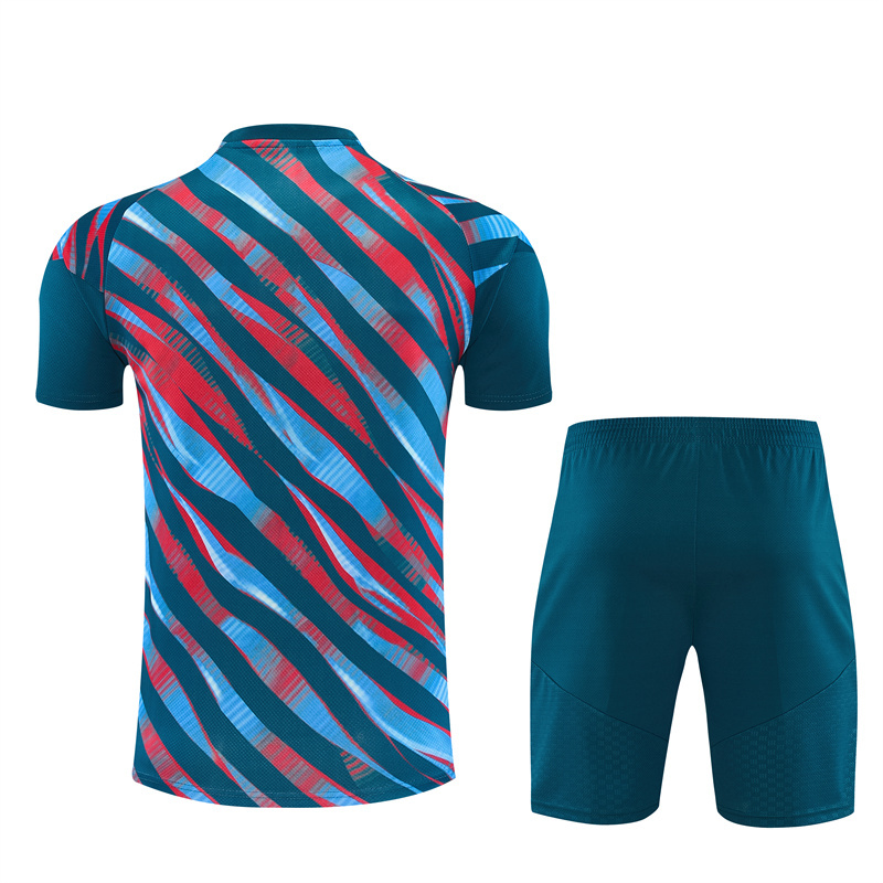 26/27 Arsenal Red and Blue Short Sleeve Tracksuits