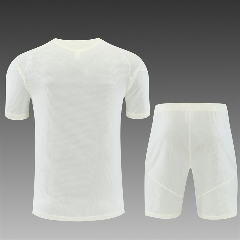 26/27 Real Madrid Beige Short Sleeve Tracksuits