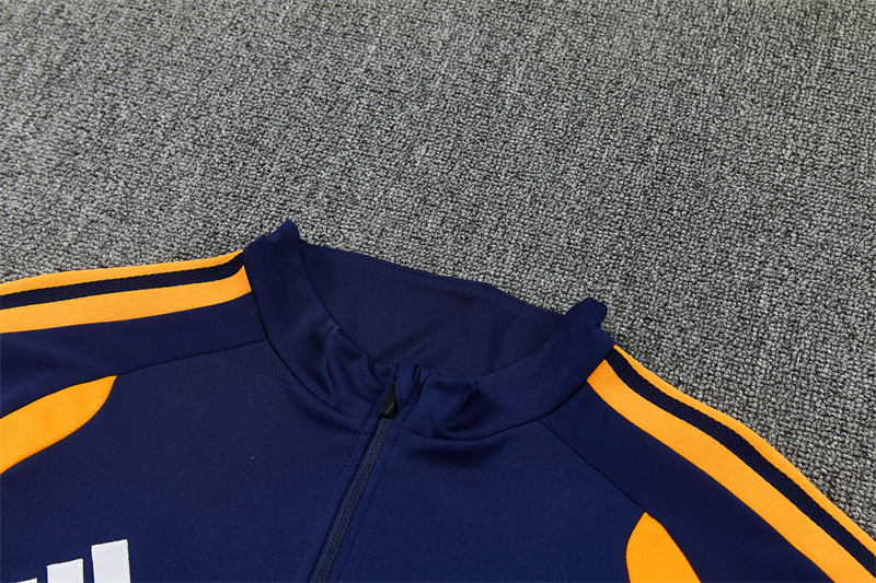 26/27 Real Madrid Royal Blue with Yellow Tracksuits