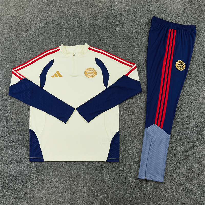 26/27 Bayern Beige Tracksuits