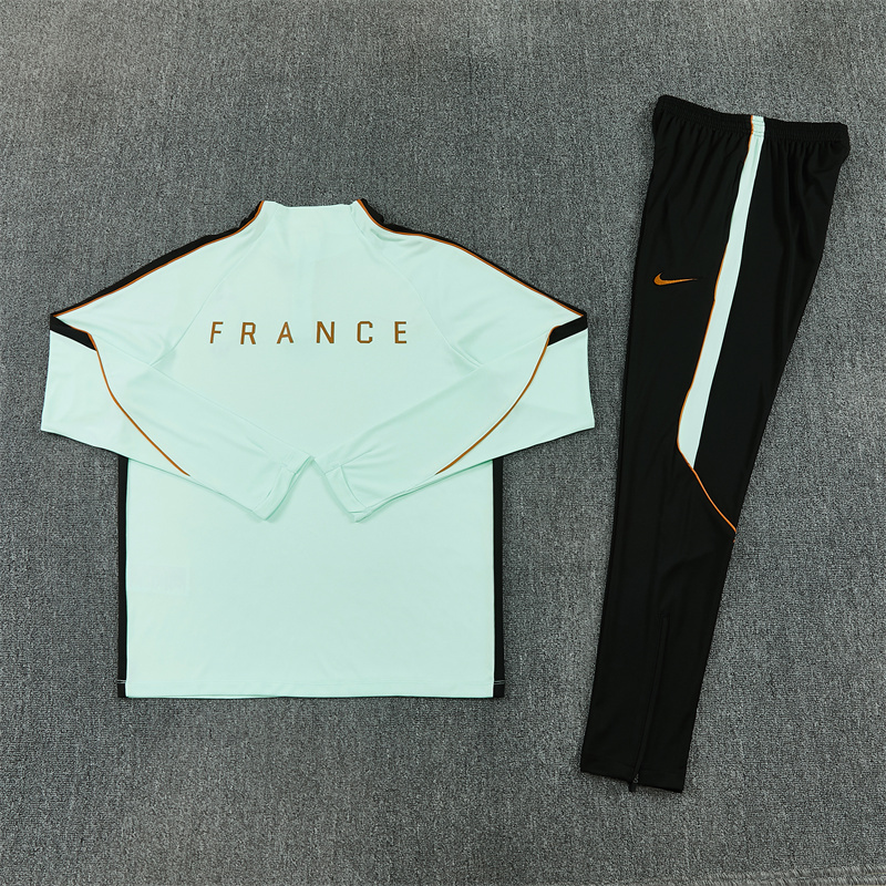 26/27 France Light Green Tracksuits