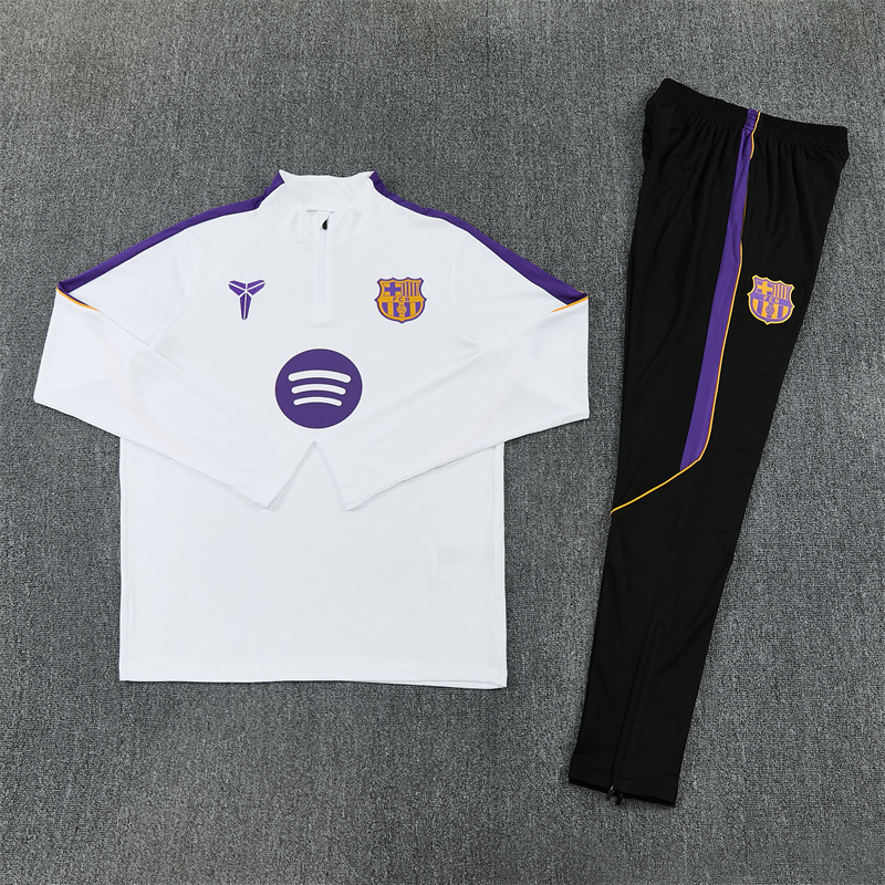 26/27 Barcelona White Tracksuits