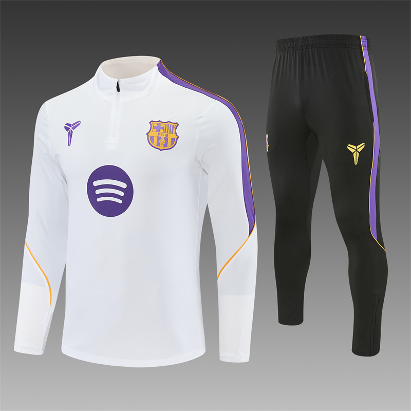 26/27 Barcelona White Tracksuits