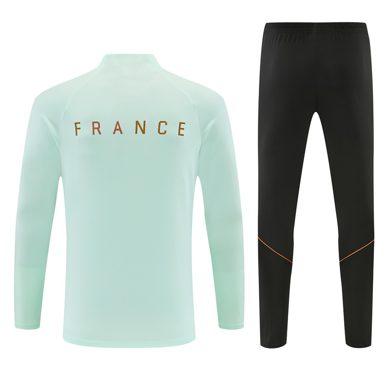 26/27 France Light Green Tracksuits