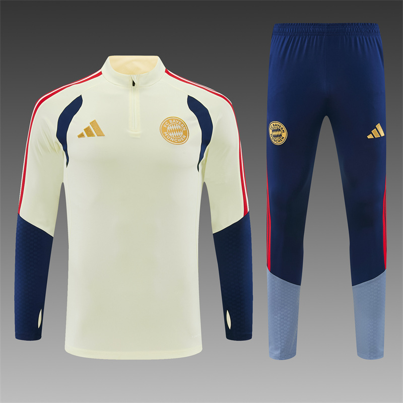 26/27 Bayern Beige Tracksuits