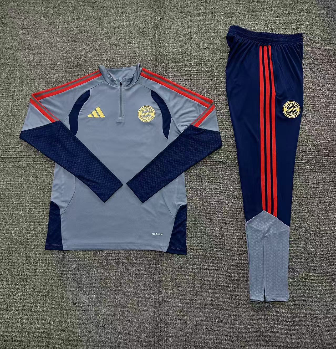26/27 Bayern Munich Dark Grey Tracksuits