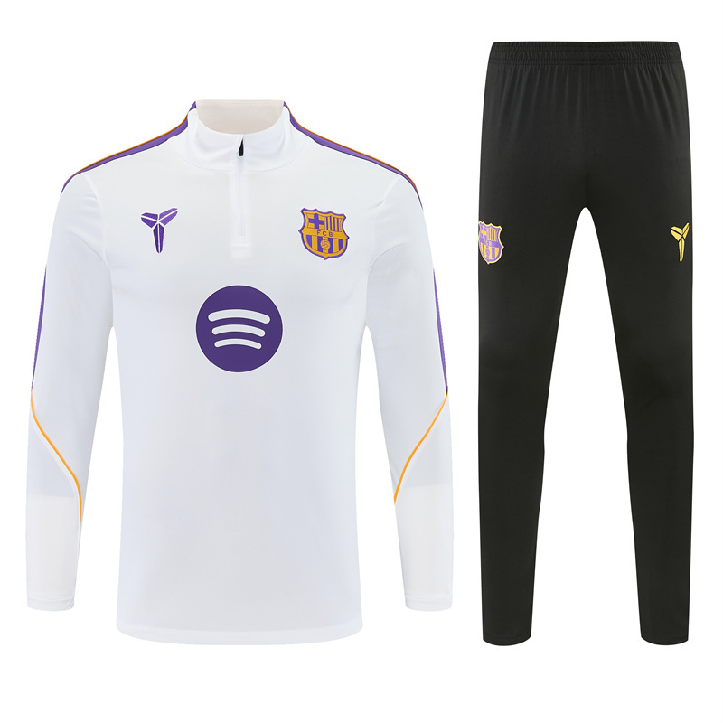 26/27 Barcelona White Tracksuits