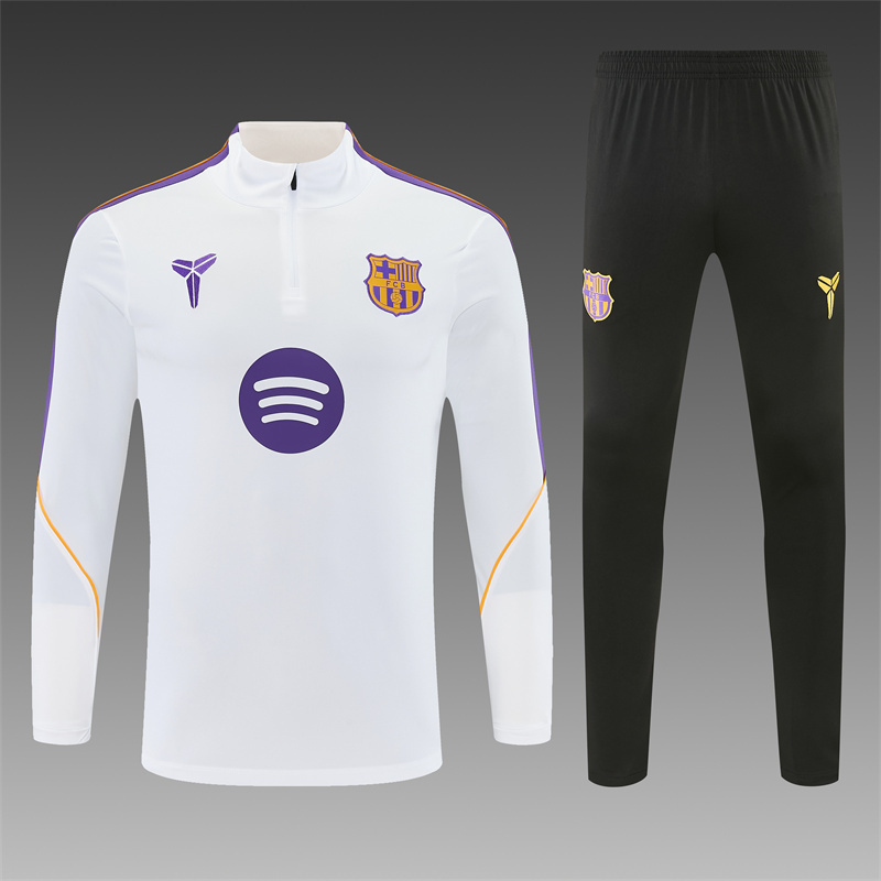 26/27 Barcelona White Tracksuits