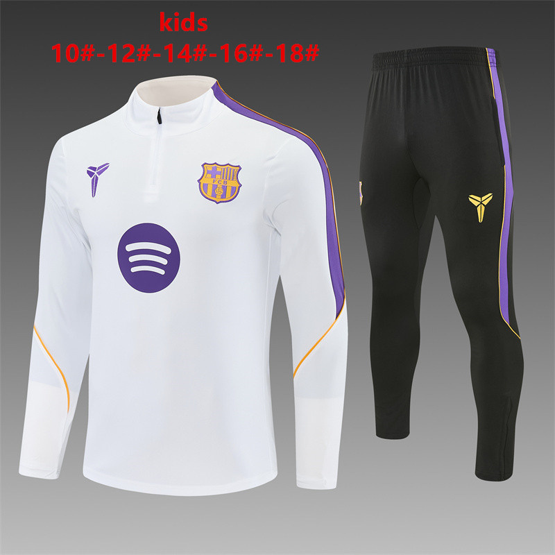 26/27 Barcelona White Tracksuits
