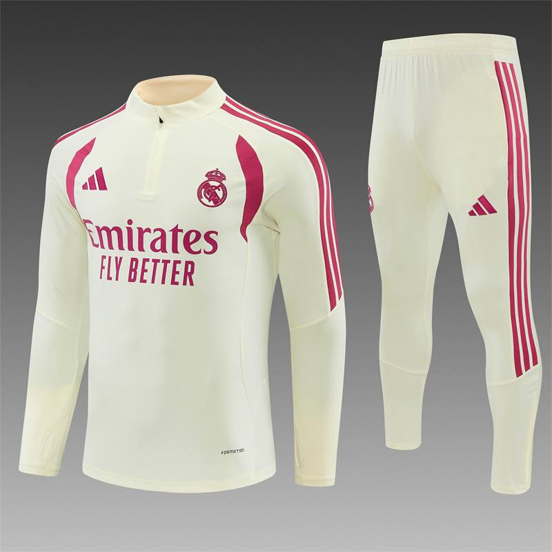 26/27 Real Madrid Beige Tracksuits