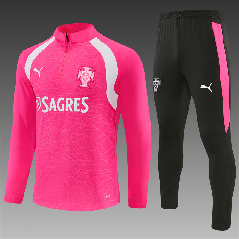 26/27 Portugal Pink Tracksuits