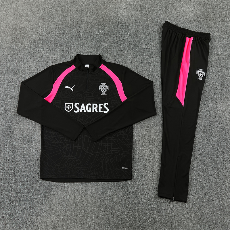 26/27 Portugal Black Tracksuits