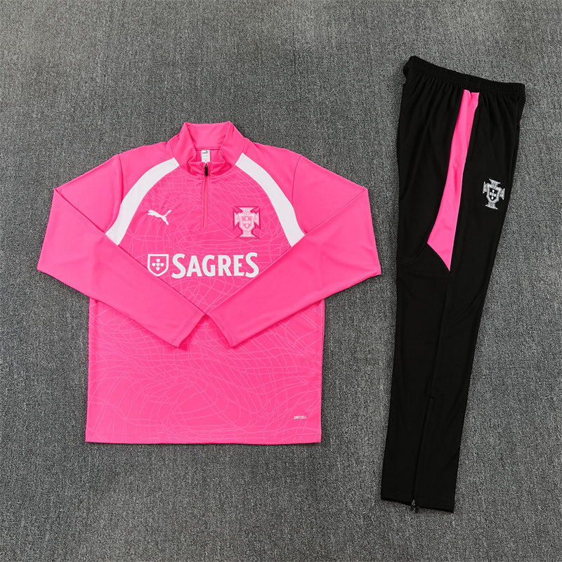 26/27 Portugal Pink Tracksuits