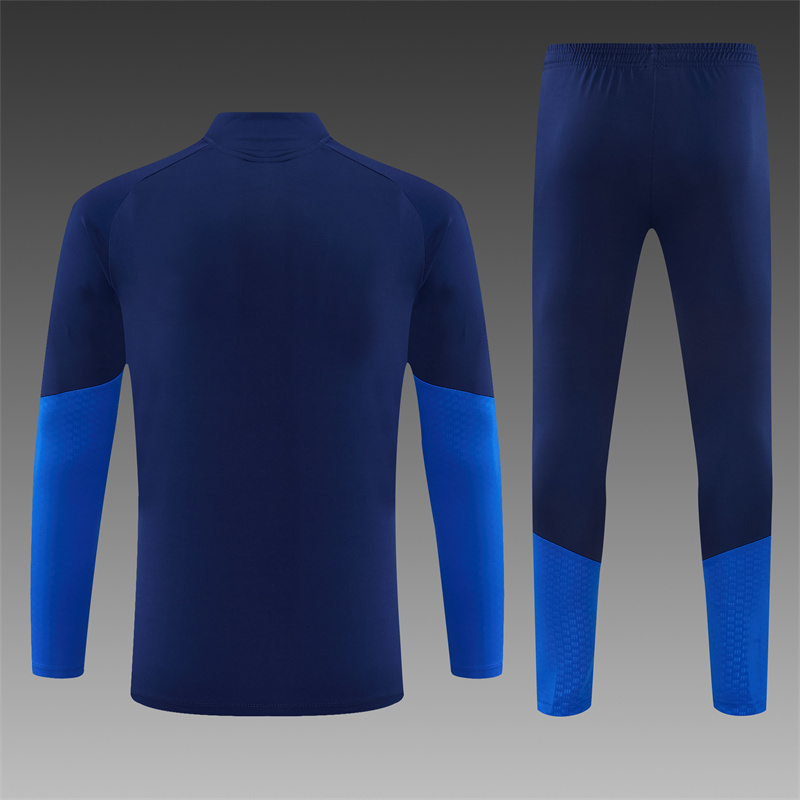 26/27 Lyon Royal Blue Tracksuits