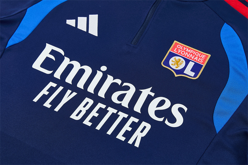 26/27 Lyon Royal Blue Tracksuits