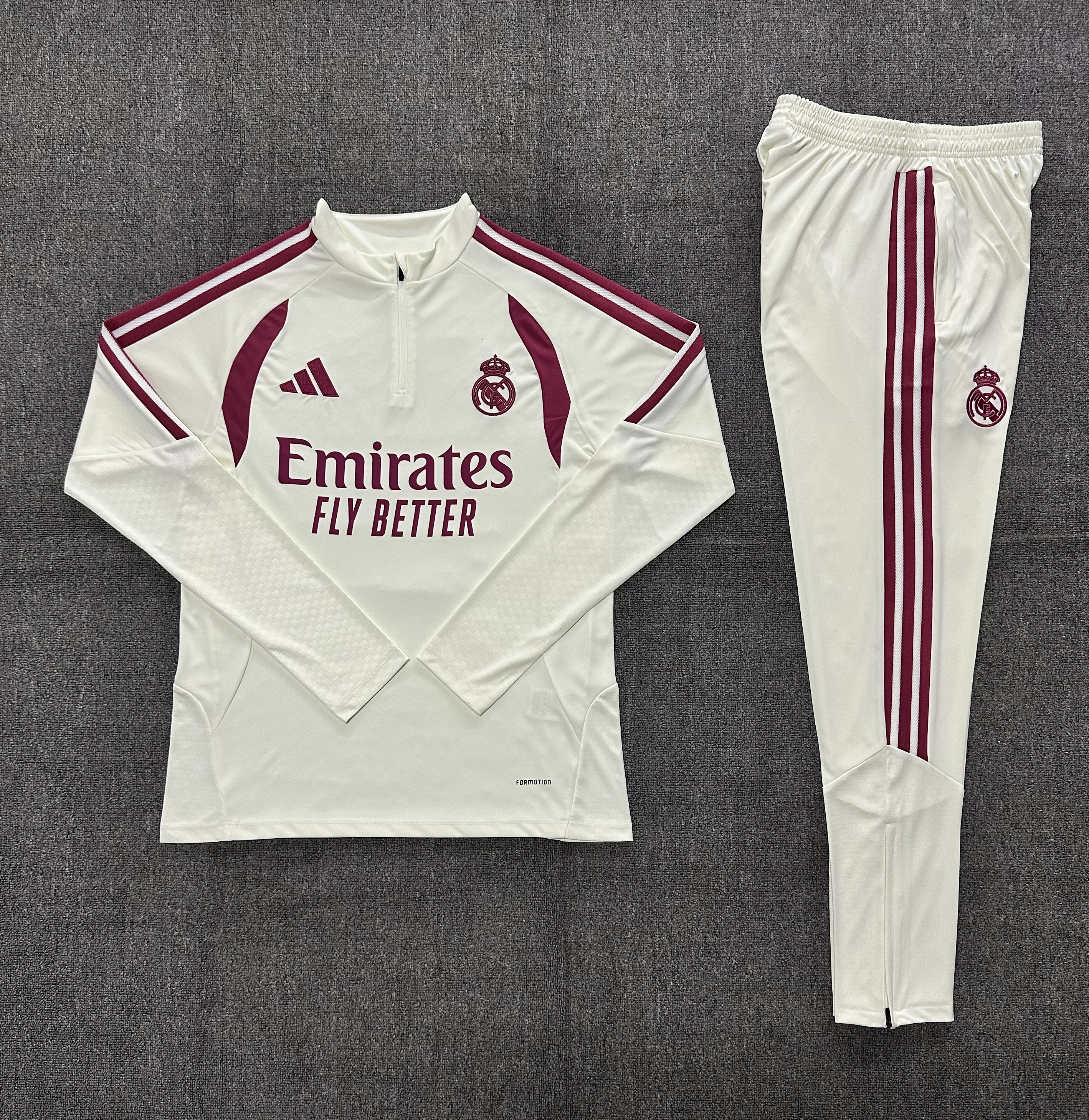 26/27 Real Madrid Beige Tracksuits