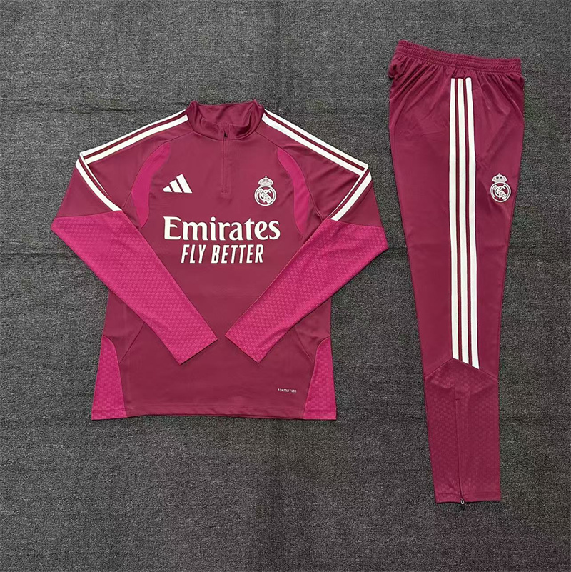 26/27 Real Madrid Rose Pink Tracksuits