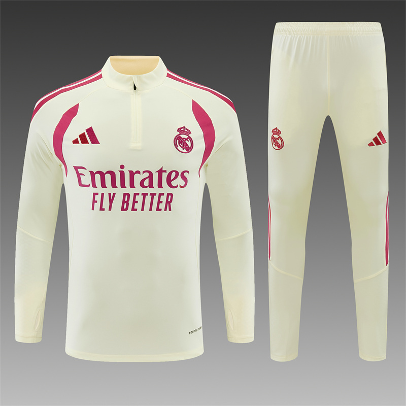 26/27 Real Madrid Beige Tracksuits