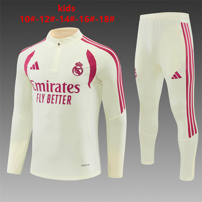 26/27 Real Madrid Beige Tracksuits