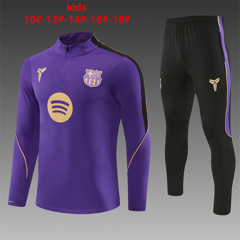 26/27 Barcelona Purple Tracksuits