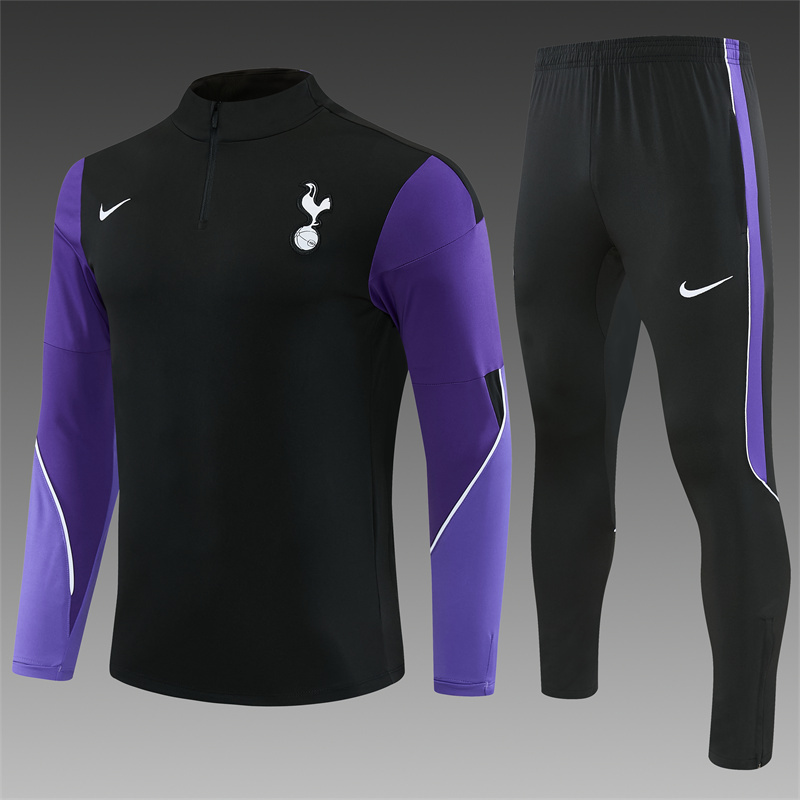 26/27 Tottenham Hotspur Black Tracksuits