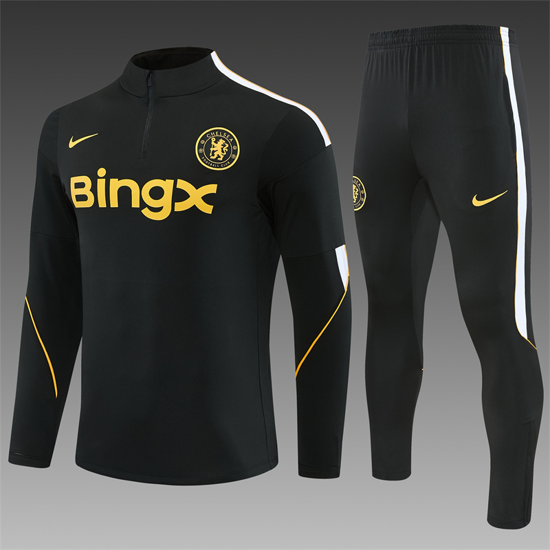 26/27 Chelsea Black Tracksuits