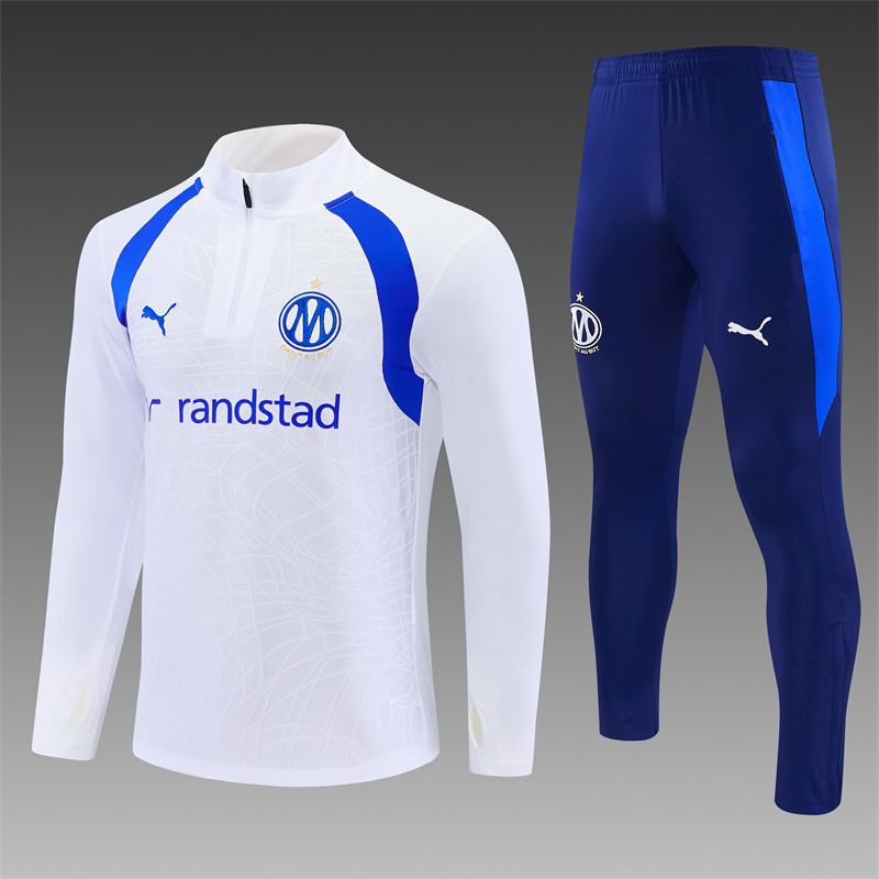 26/27 Marseille White Tracksuits