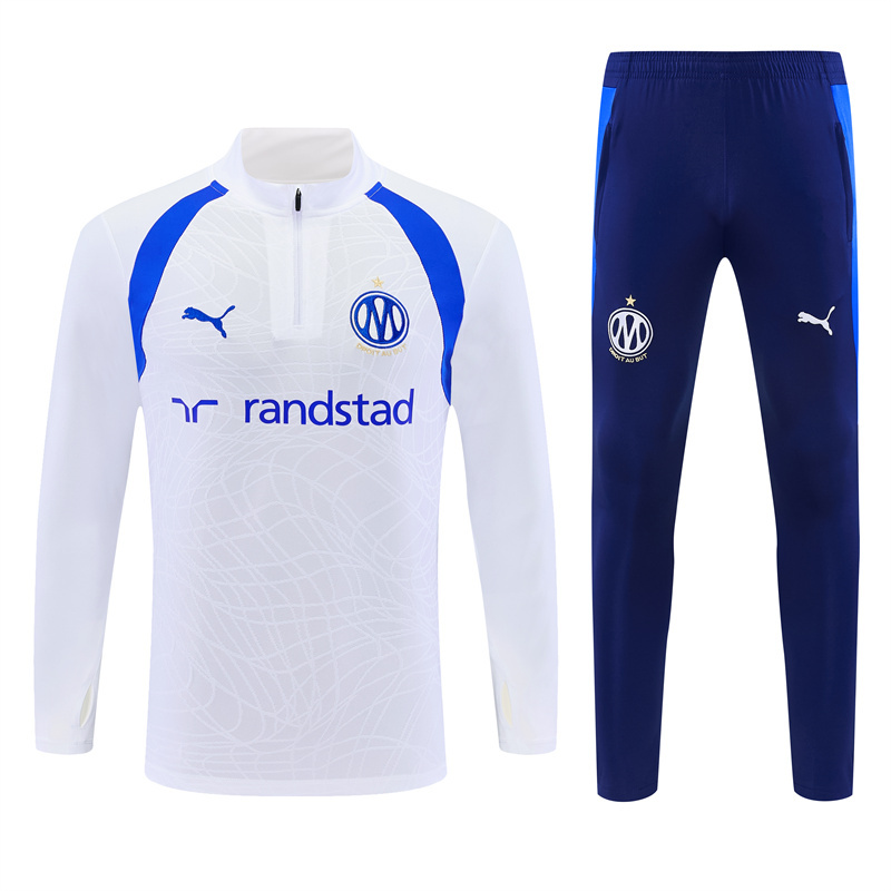 26/27 Marseille White Tracksuits