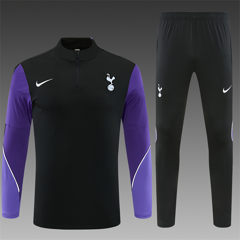 26/27 Tottenham Hotspur Black Tracksuits