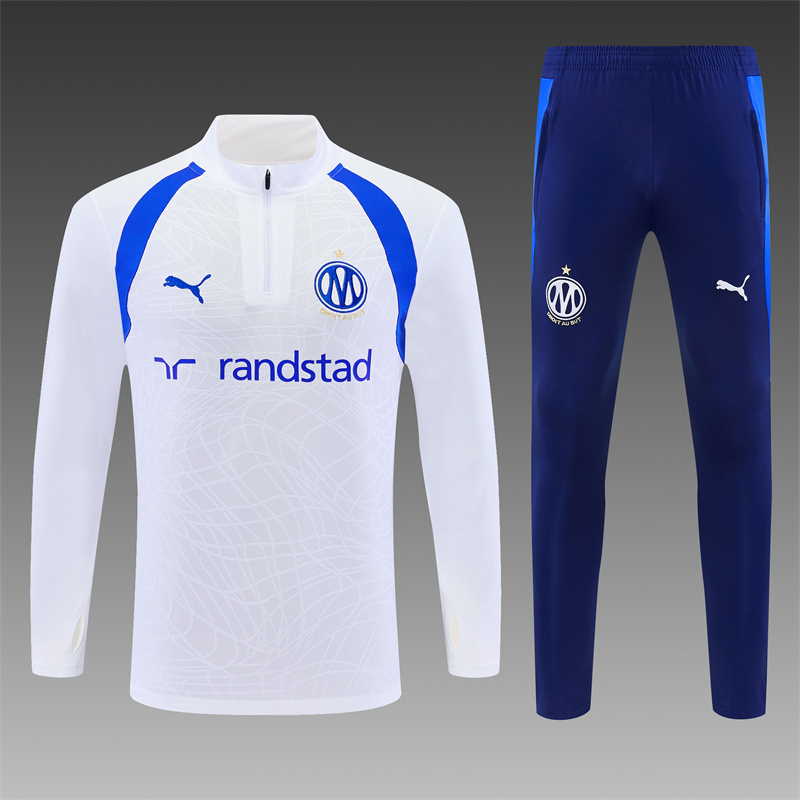 26/27 Marseille White Tracksuits