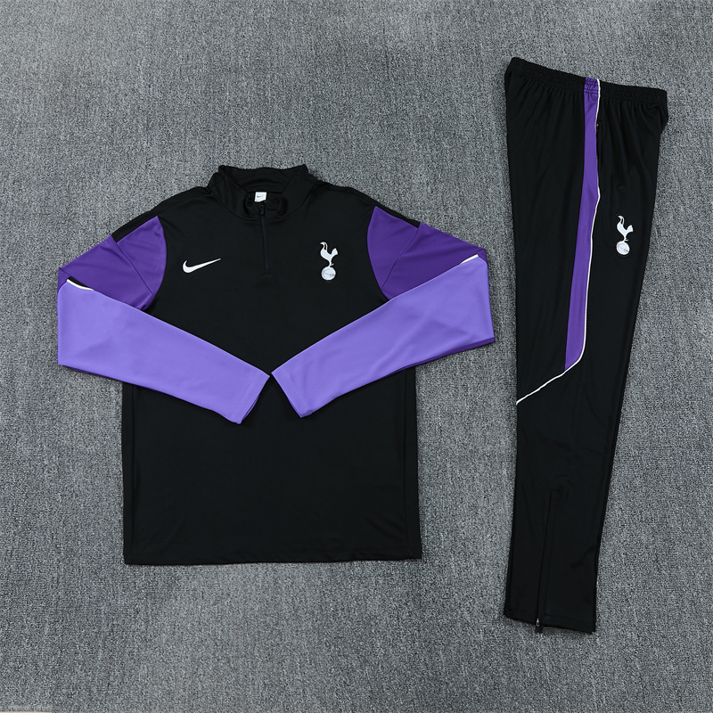 26/27 Tottenham Hotspur Black Tracksuits